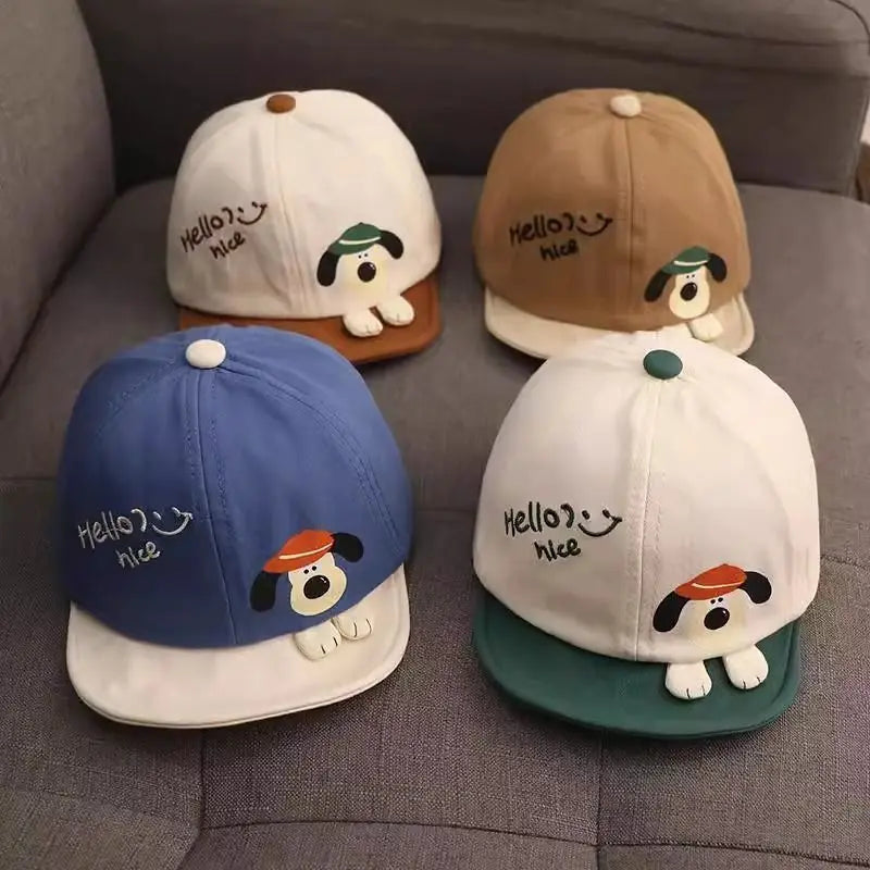 Spring Autumn Baby Baseball Cap Cute Korean Sunshade Hat Infants Qme