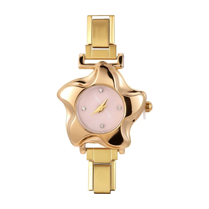 Fashion Stainless Steel Ocean Series Seashell Starfish Watch Bracelet