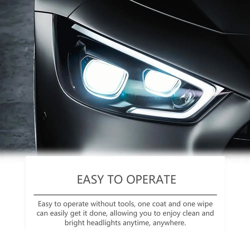 Car Headlight Restoration Polishing pasteHeadlamp Scratch Remover Repair Cleaning Paste Remove Oxidation Headlight Polish Liquid Qme