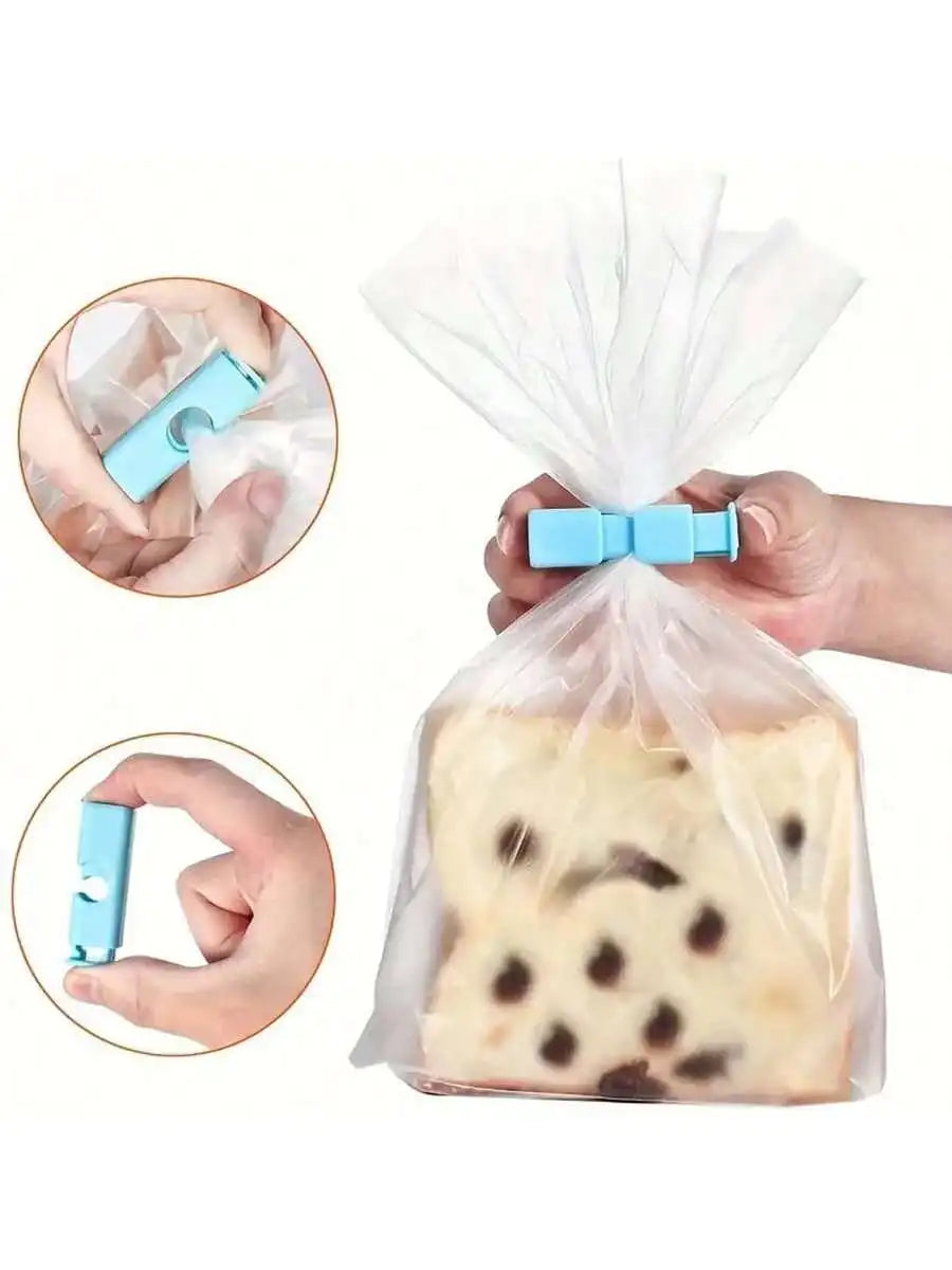 Multifunctional Food Bag Holder Sealing Clip Milk Powder Snack Device Qme