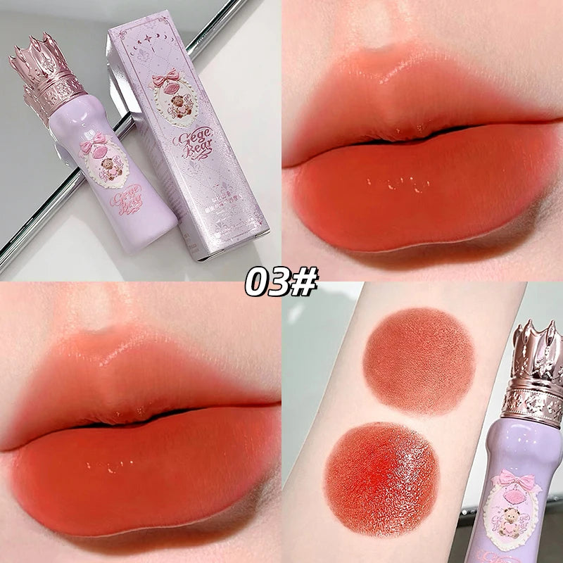 Gege Bear Silky Matte Velvet Lip Mud Moisturizing Non Drying Smooth Qme GX1560-03