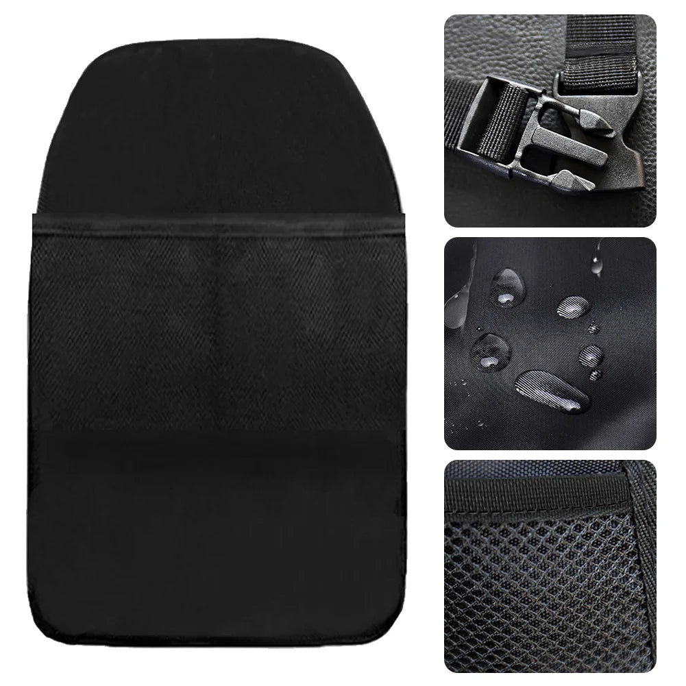 Car Rear Seat Back Scuff Dirty Protection Cover Anti Mud Dirt Seat Back Protective Cover Waterproof Auto Seat Back Protector Mat Qme
