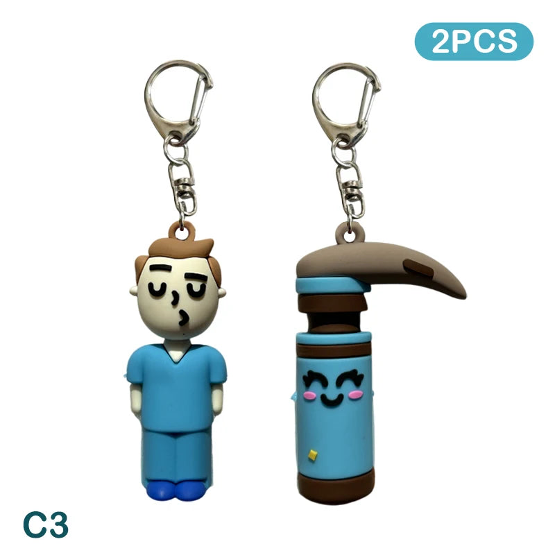 Ampoule Bottle Opener Keychain Rubber Breaker Cutter Aid Medication Qme B6