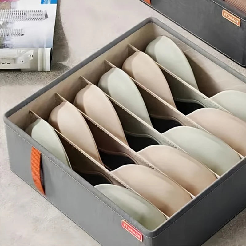 1-piece Large Capacity Separable Bedroom Drawer Organizer for Wardrobe Fabric Underwear and Socks Storage Box Qme