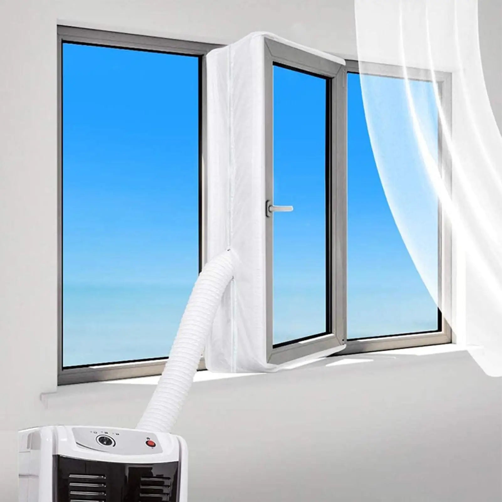 Window Seal Portable Air Conditioner AC Vent Zip Insulation Qme