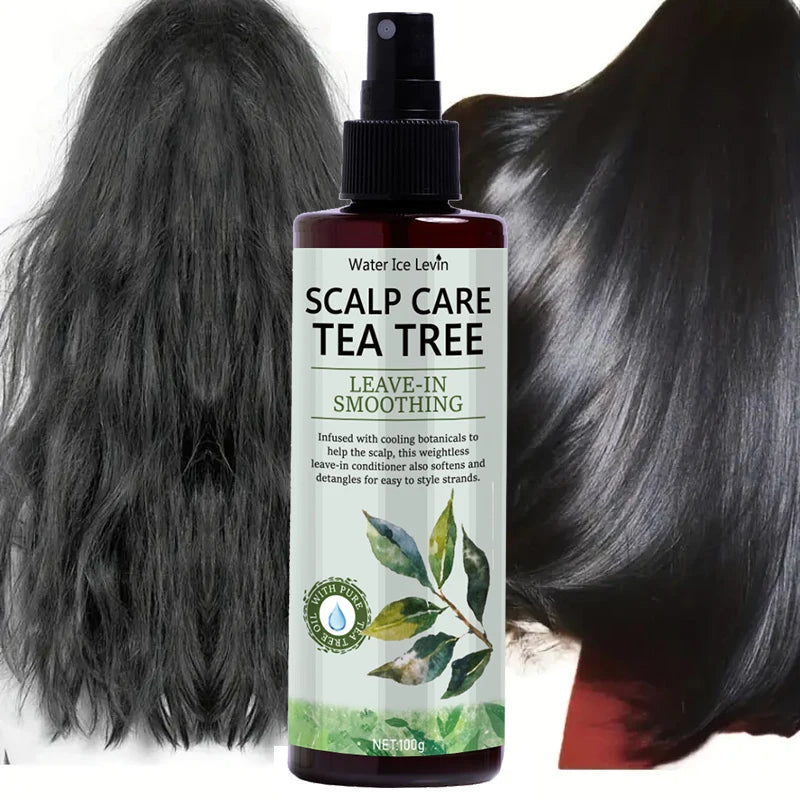 Tea Tree Essential Oil, Deeply Moisturizes Dry and Frizzy Hair, Suitable for Facial, Body, Light Beige Skin Care, and Nails, an Ideal Choice for All Seasons Qme