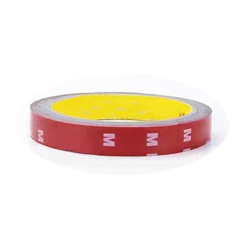 Strong Double Sided Adhesive Tape With High Viscosity For Automotive Use High Temperature Resistant Fixed Adhesive Patch Qme red 10mm