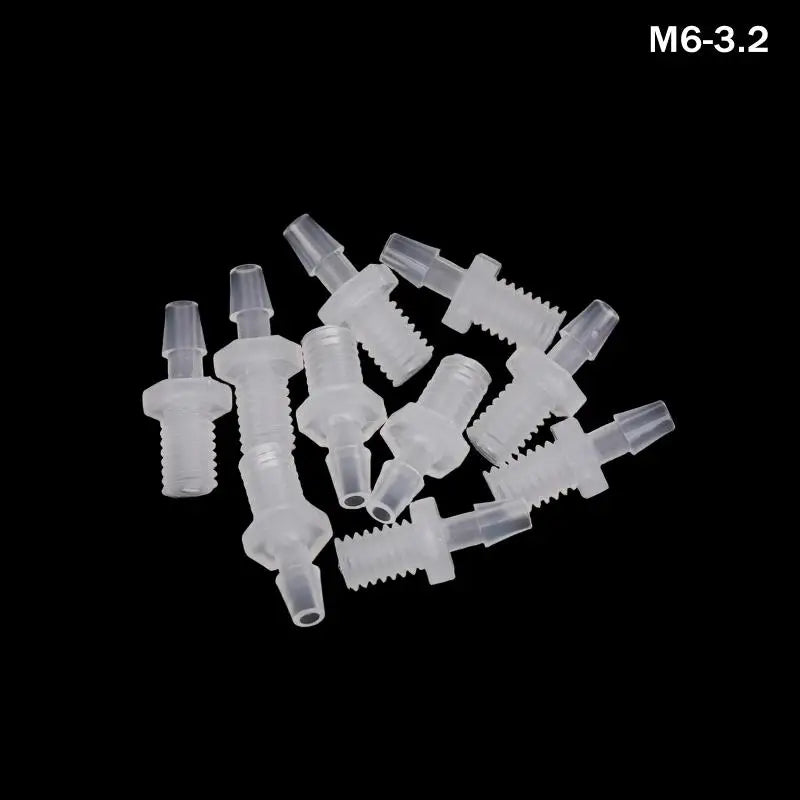 Joint Parts Air Valve Pipe Dispensing Glue Subpackaging Connector Hose Joint Adapter PP Plastic Qme B4