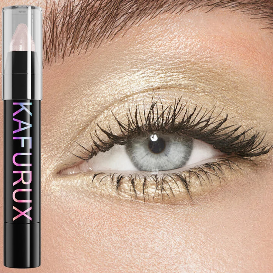 24 Colors Pearlescent Glitter Eyeshadow Eyeliner Pencil Waterproof