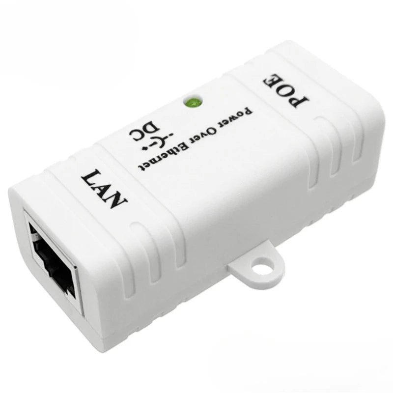 5pcs 1000 Mbps 5V 12V 24V 48V/1A POE Injector Power Splitter for IP Camera POE Adapter Module Accessories Qme 5pcs WHITE