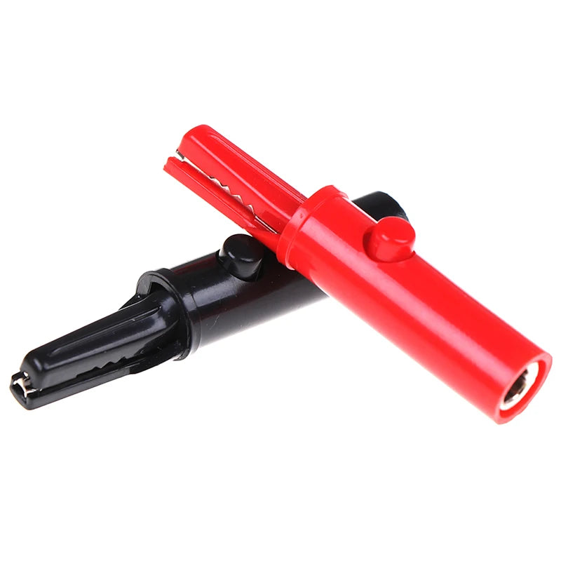 20set push button type full protective alligator clip for professional multimeter Qme