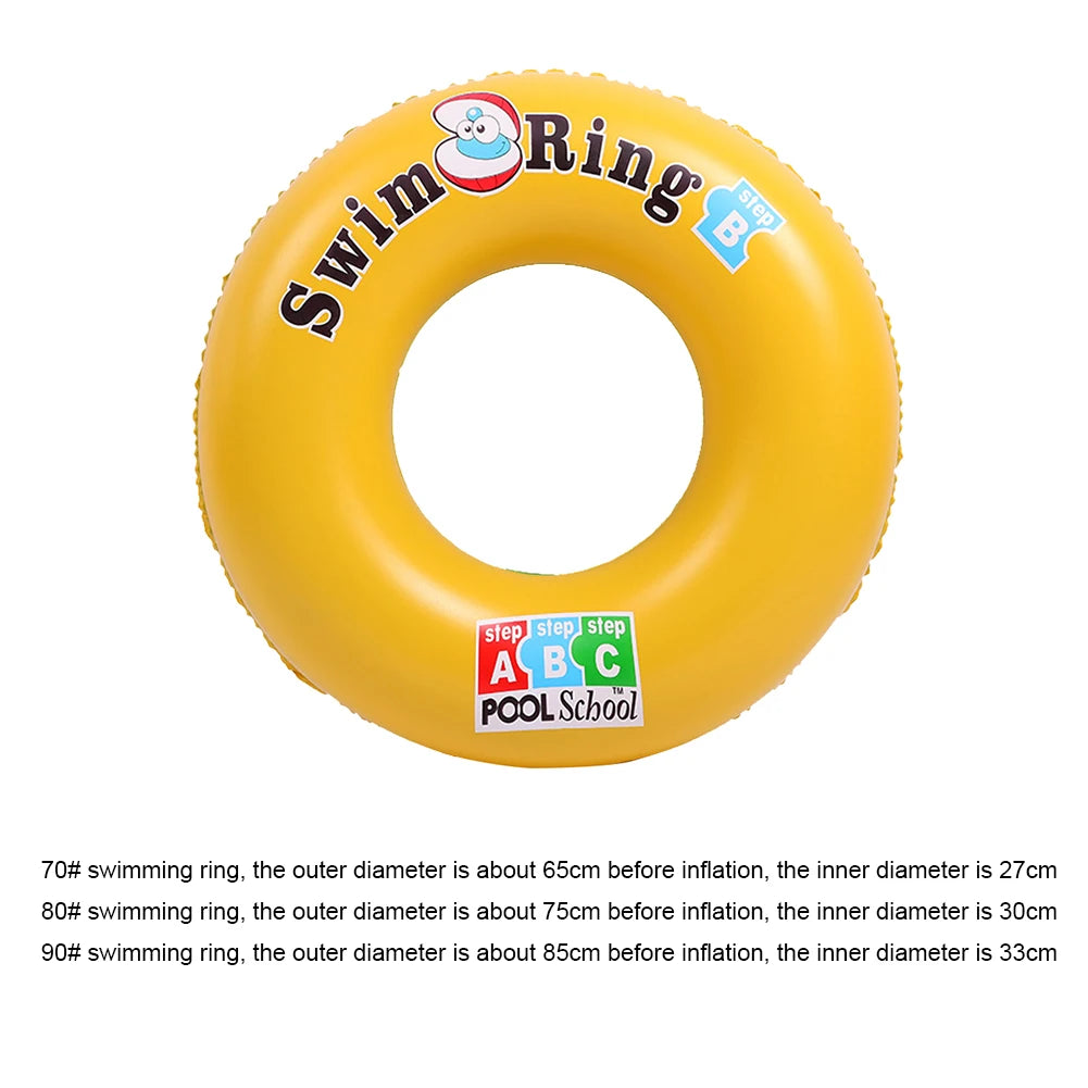 Inflatable Pool Float Swimming Ring for Kids Adults Water Play Swim Tube Swimming Circle Summer Beach Party Toys Qme