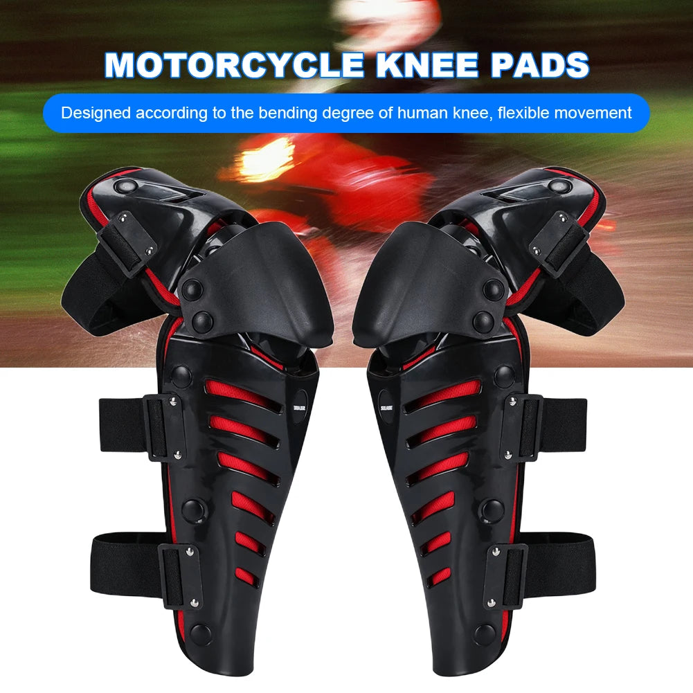 Motocross Knee Pads PE Motorcycle Protection Knee Soft Off-Road Knee Protector Motorcycle Knee Protector for MTB Riding Off-Road Qme