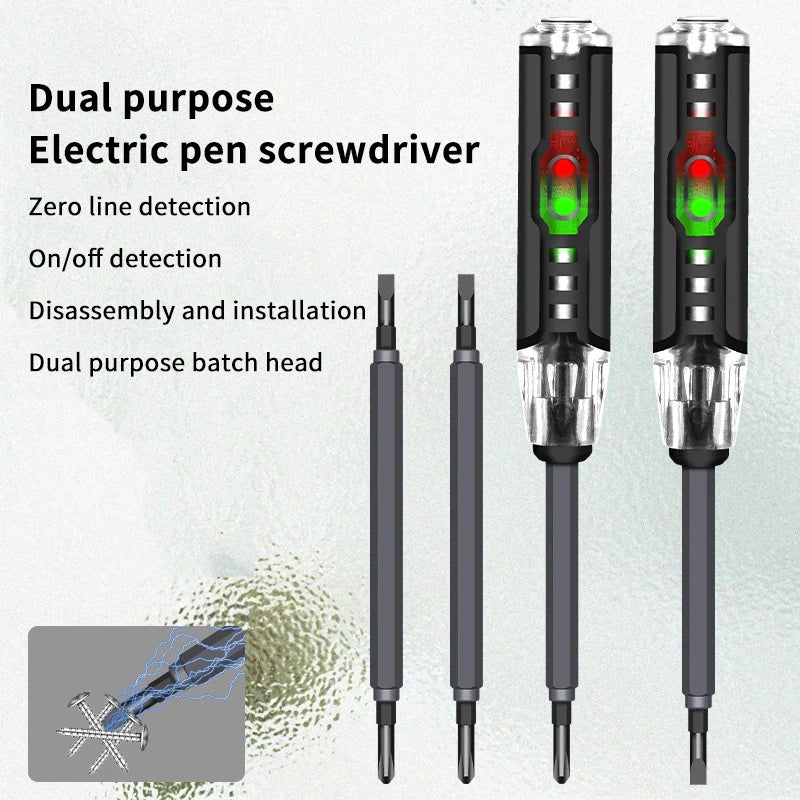 B05 Screwdriver Kit Word/cross Screwdrivers Indication Pen Meter Electric Pencil Electrician Tester Pen Tools Qme
