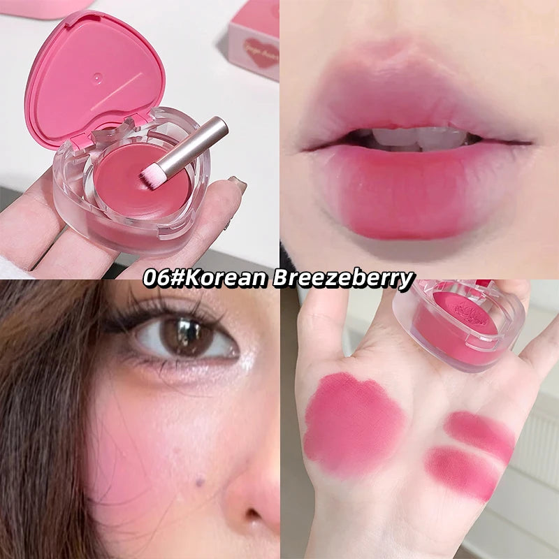 Gegebear Love Lip Cheek Cream Matte Powder Soft Valentine's Day Qme GX1230-6