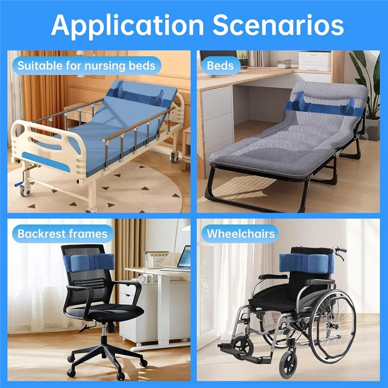A02F-Lateral Support Cushion Adjustable Side Panels For Wheelchair Stabilizer For Wheelchairs Qme