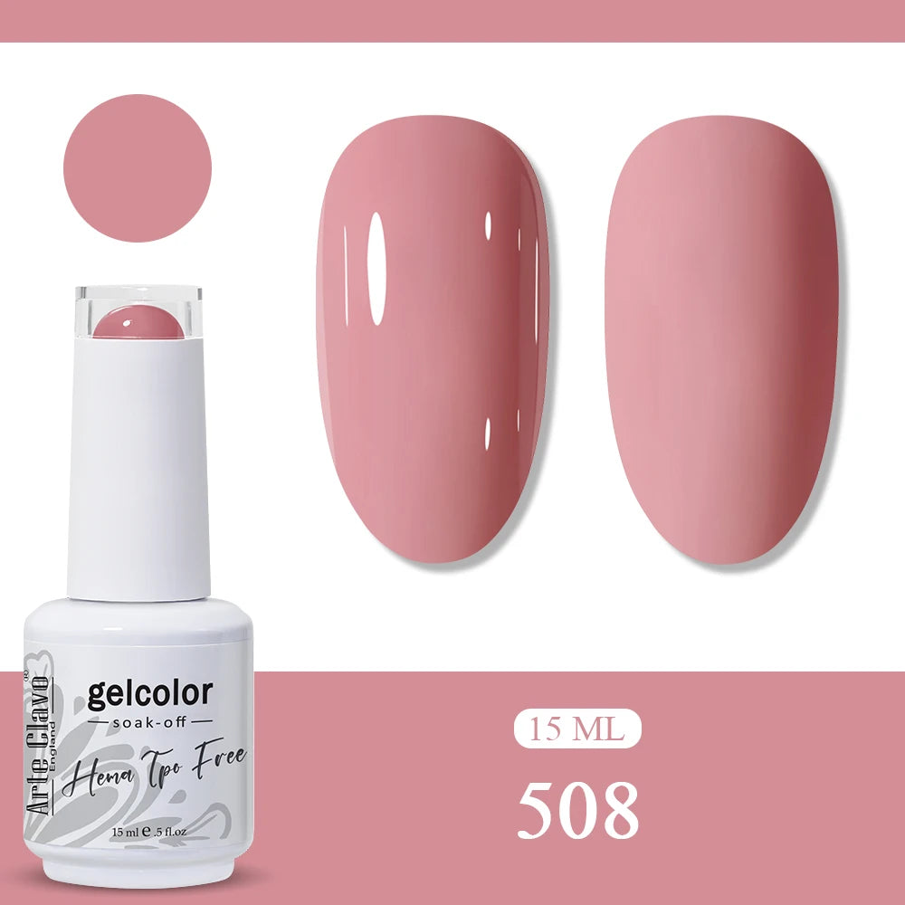 Arte Clavo Neon Rainbow Colors Gel Nail Polish Semi Permanent Art UV