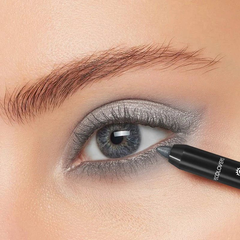 Dual-ended Design Shimmer Eyeshadow Stick Multiple Used Colors Qme 02