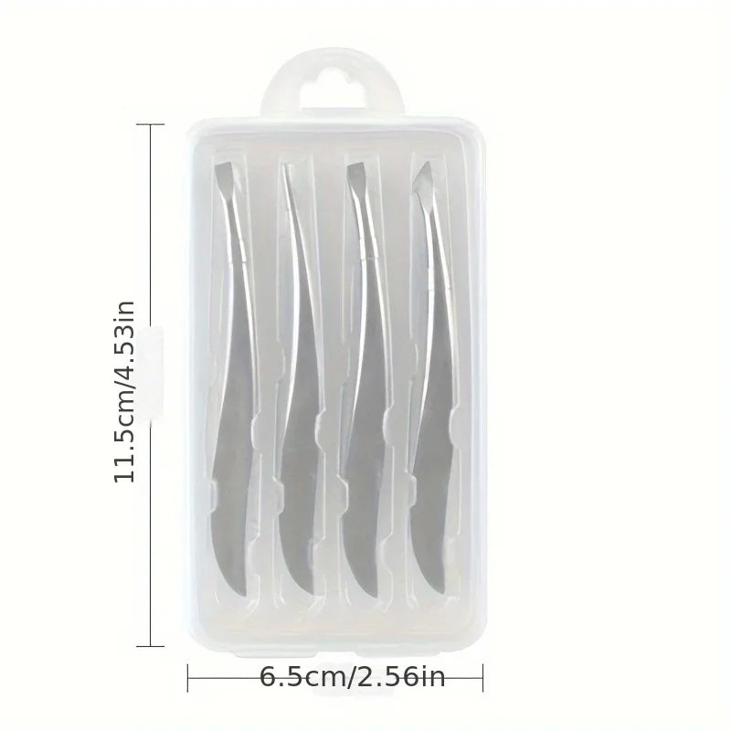 Precision Stainless Steel Tweezers Eyebrow Hair Facial Removal Qme