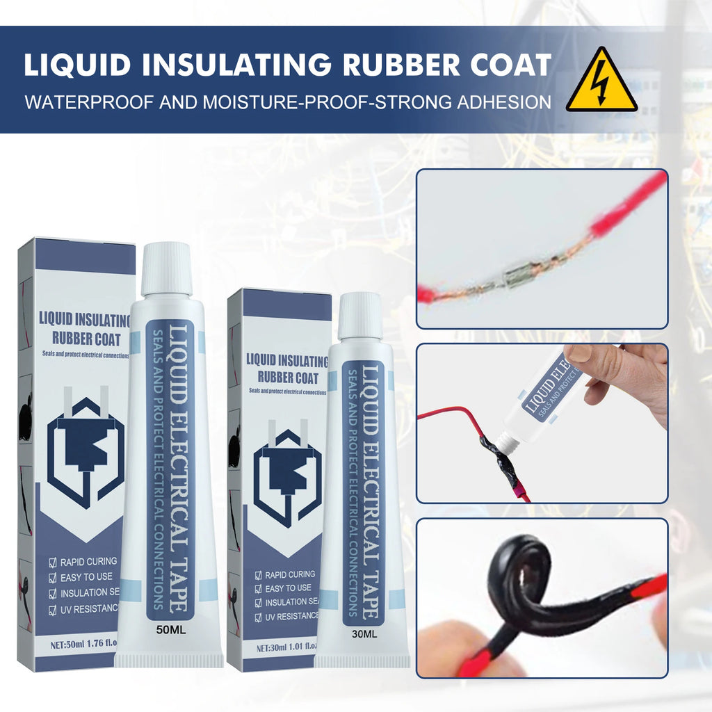 30 Liquid Insulating Tape Repair Rubber Electrical Wire Cable Coat Qme