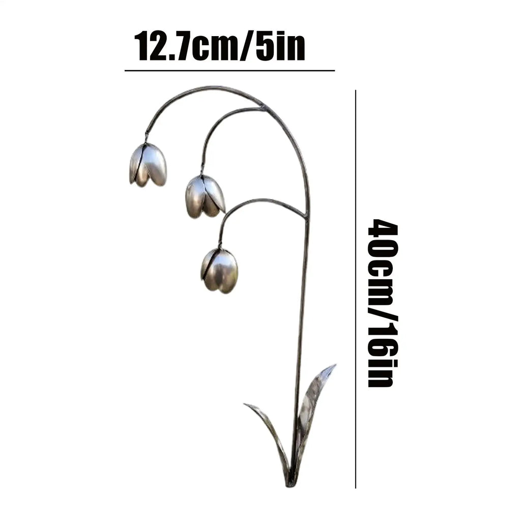 Outdoor Garden Statues Decorative Metal Stakes Lawn Decor Garden Stake Sculpture For Lawn Porch Patio Pathway Deck Mom Grandma Qme