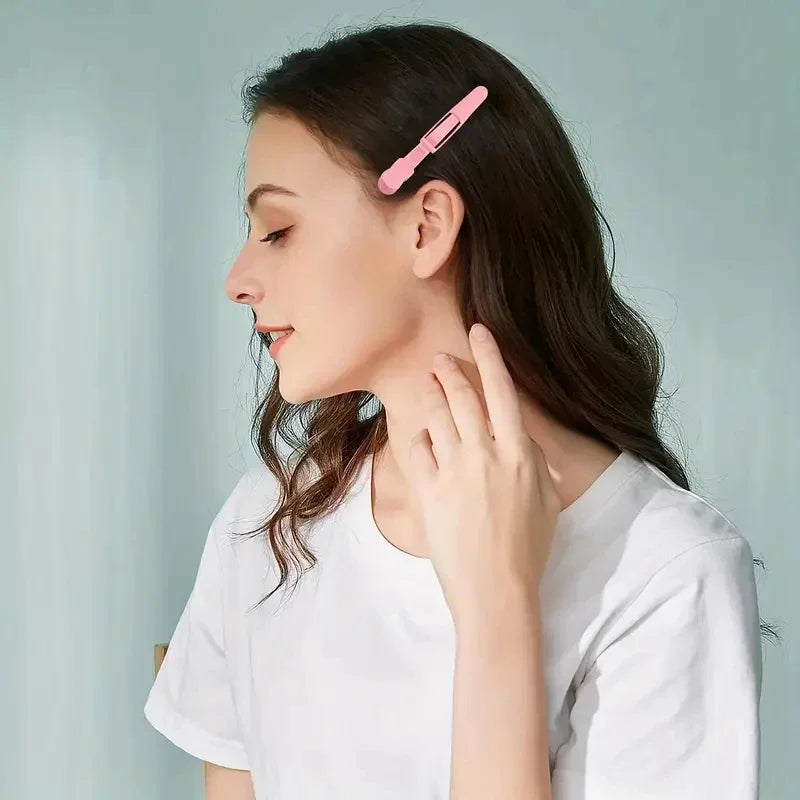 5-30pcs Alligator Hair Clip Plastic Nonslip Hairpin Black Pink Durable Hair Clamp Hairdressing Styling Accessories for Woman Man Qme