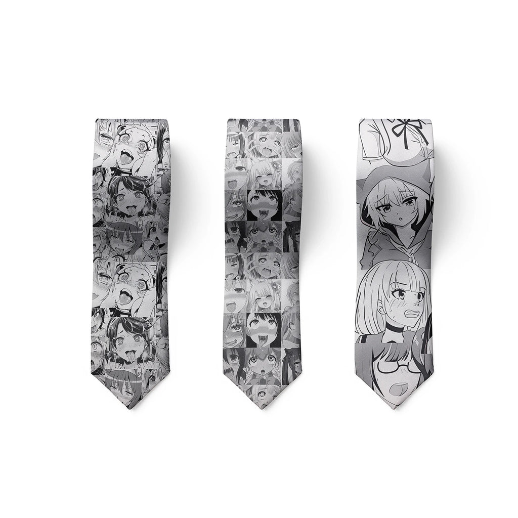 Anime Cartoon Printing Men's Tie Unisex Casual Creative Novelty Qme