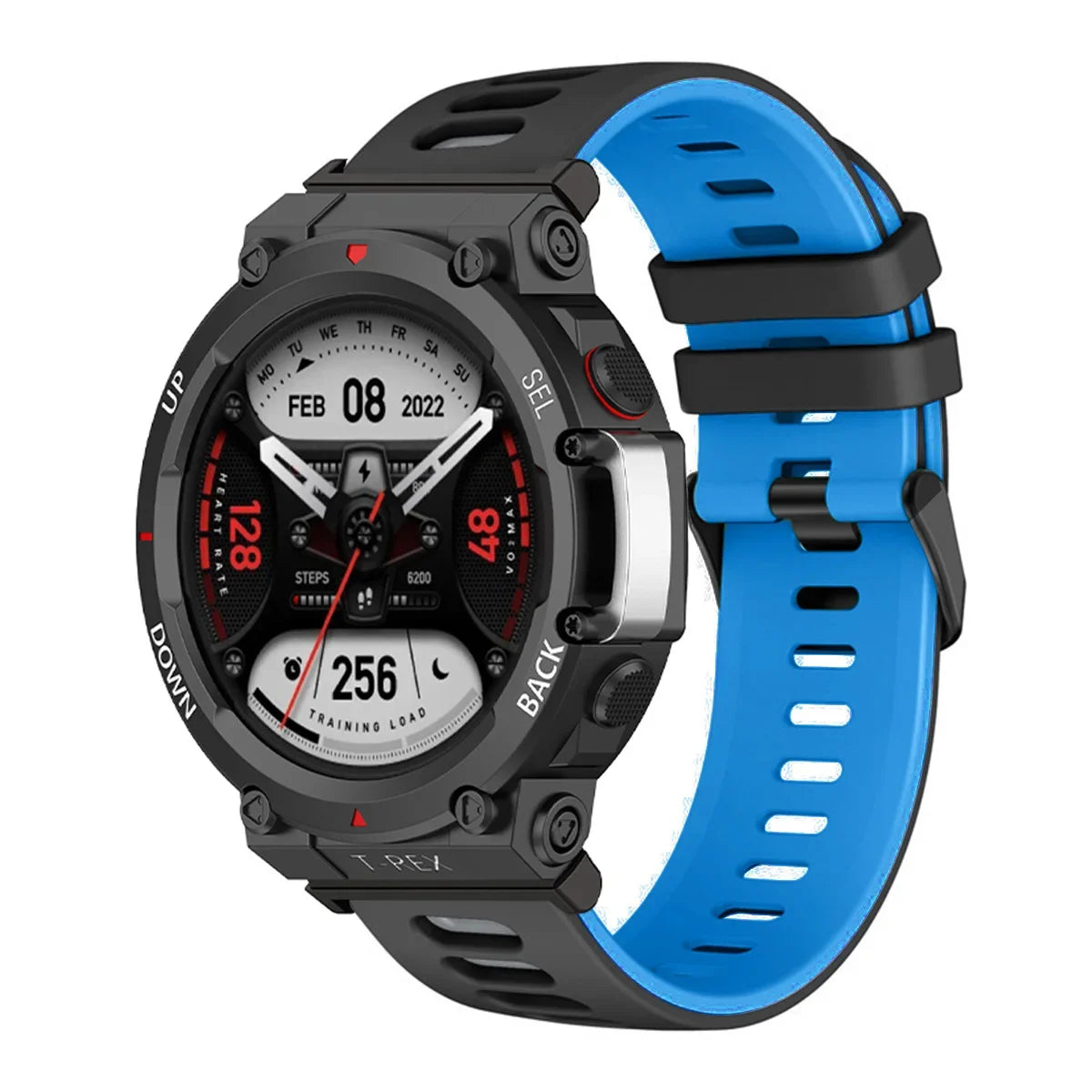 Soft Silicone Strap For Huami Amazfit T-Rex 3 Smart Watch Band Sports Bracelet For Xiaomi Amazfit T-Rex/T-Rex2 Correa Wristband Qme BU Amazfit T-Rex 2Ultra