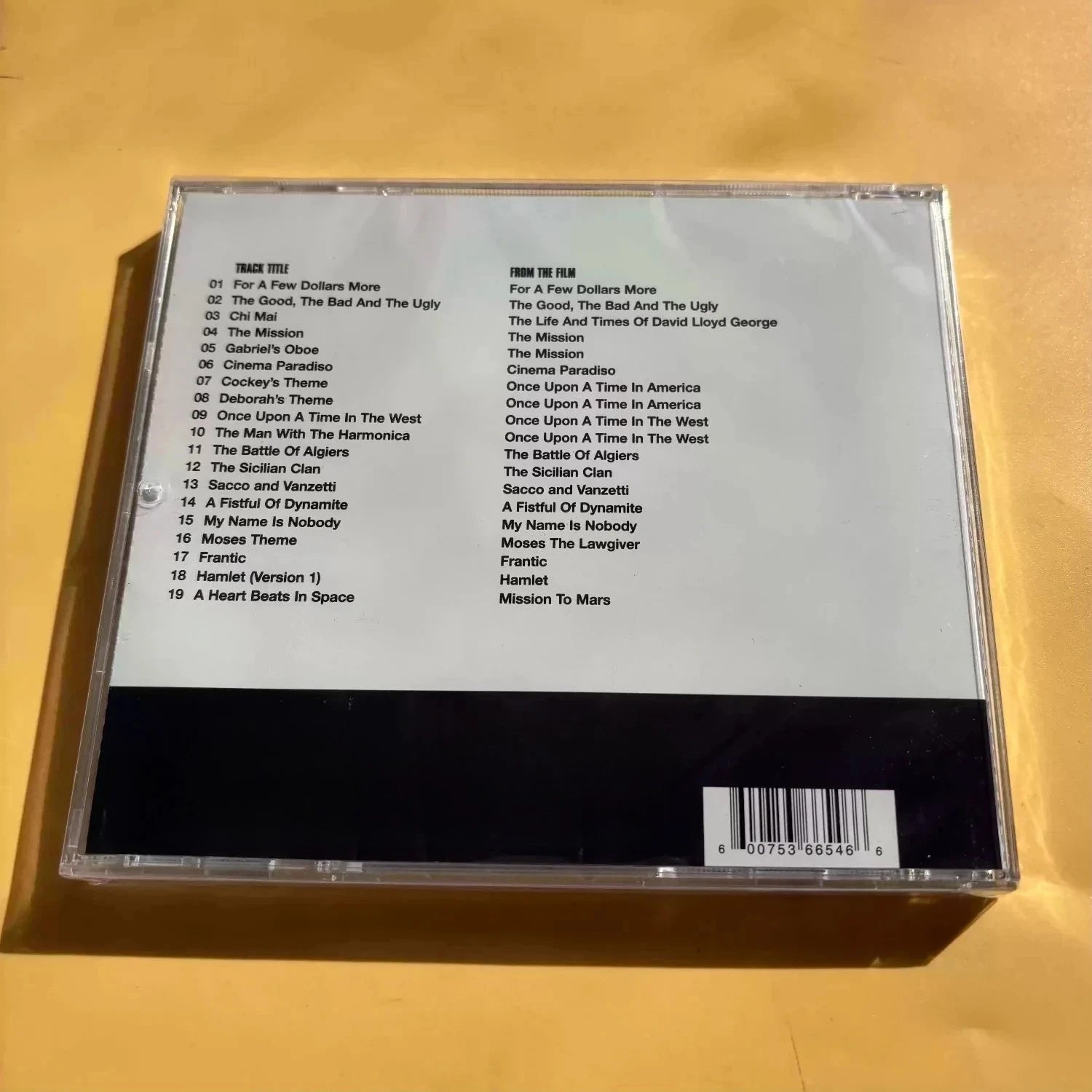 Italian Film Composer "The Very Best of" CD Album, Cinematic Landscape Collage Cover Orchestral Soundtrack Works for Audiophiles Qme