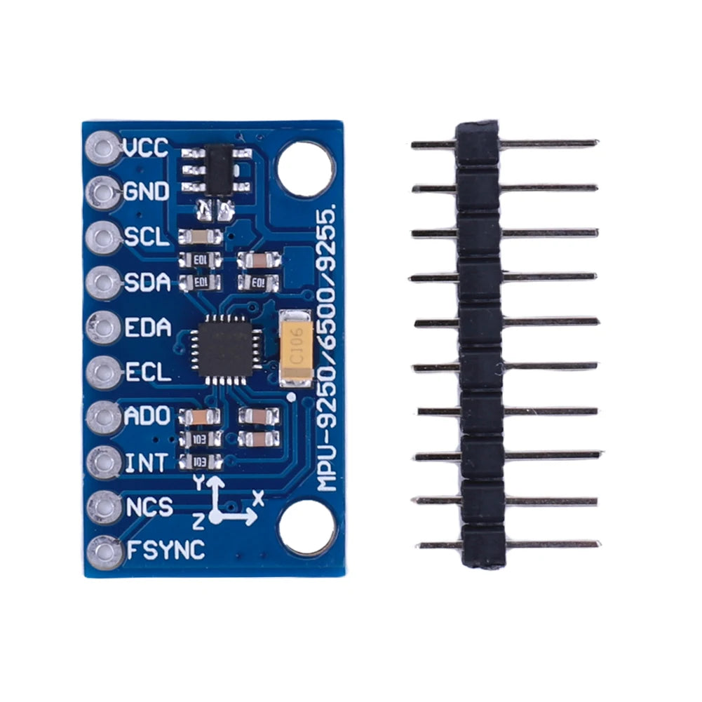 MPU6500 6-Axis Gyroscope Accelerometer Sensor Module Replace MPU6050 GY-6500 Gyro Accelerometer DIY Kit With Pins for Arduino Qme 1pcs
