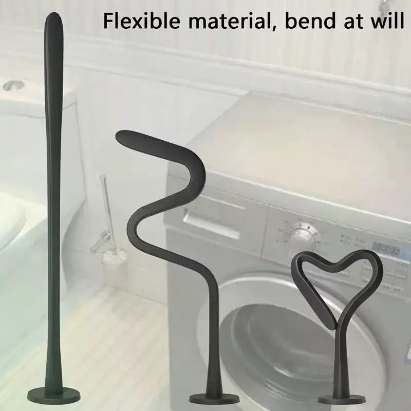Front Washing Machine Door Strong Magnet Bracket Strong Magnetic Washing Machine Door Door Bracket Magnet Snake-Shaped Silicone Qme