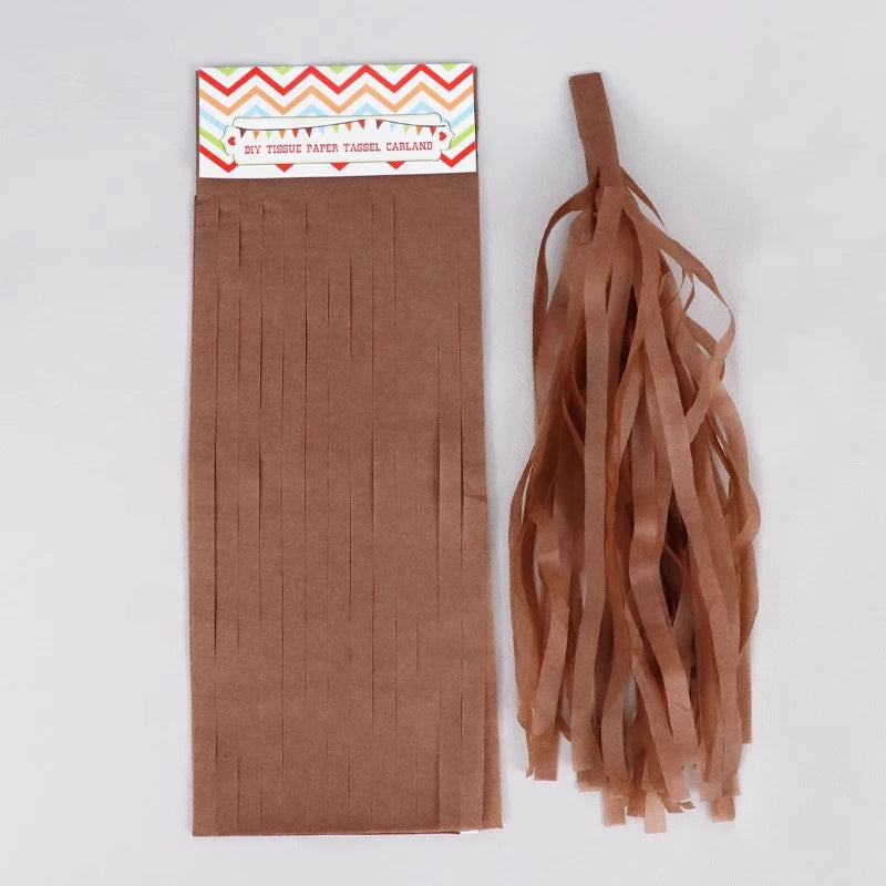 Valentine's Day Gradient 2-Meter Color Tassel Party Decoration Qme Coffee