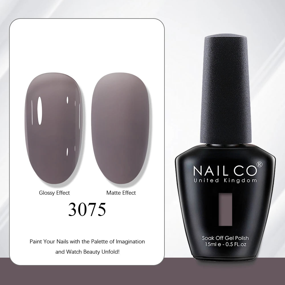 NAILCO 131 Colors Nail Gel Polish Off LED Semi Permanant Art Hybrid