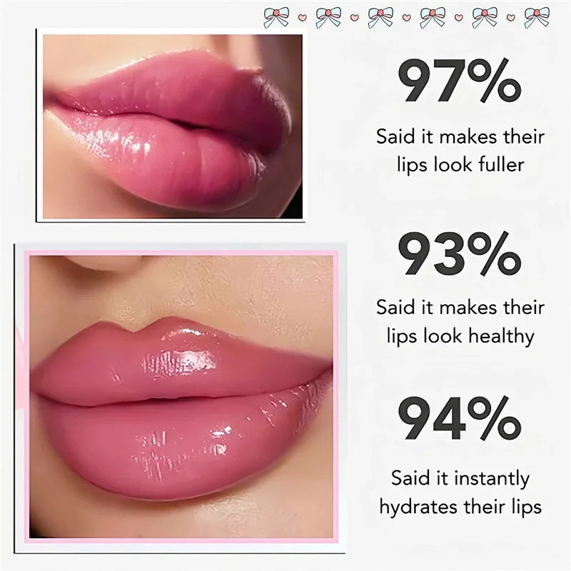 Instant Lip Plumper Gloss Oil Lip Long-Lasting Moisturizer Volume Boosting Lip Oil Volumizing & Hydrating Non-Dry Plump Qme