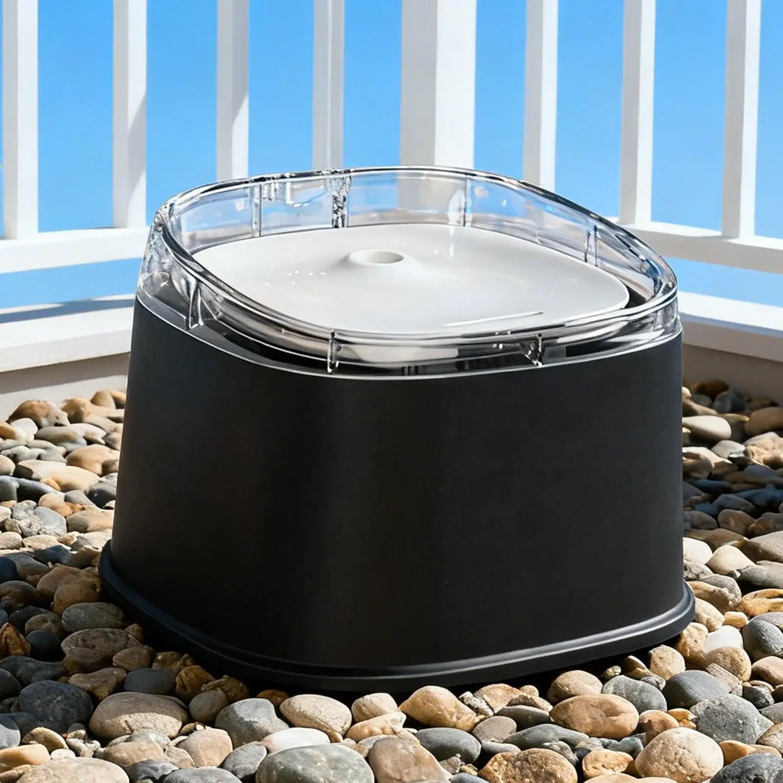 Cat Fountains Quiet Automatic Easy Feeder Pad Water Home House Indoor Qme