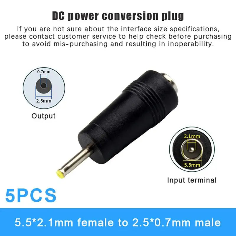 Multi C Tablet Micro USB 20 DC Power Jack Adapter Replacement Travel Qme A4