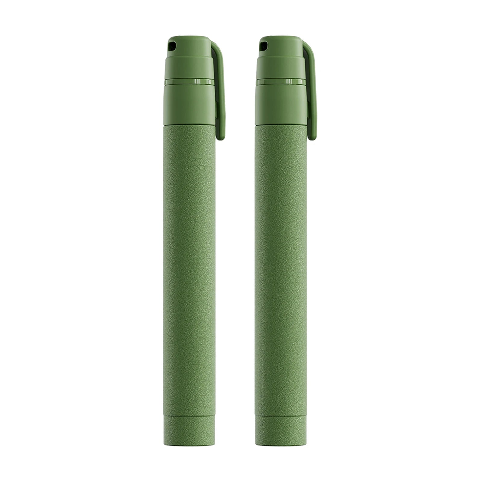 Outdoor Mini Water Filter Straw Emergency Portable Water Filtration System for Camping Hiking Travel 1/2/3/4pcs Qme 2PCS Green China Mainland