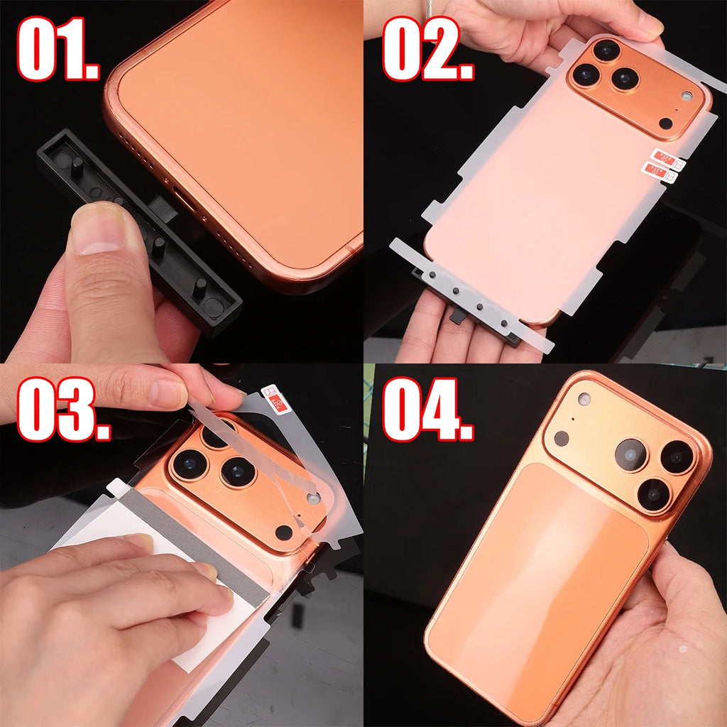 Pet Soft Film Curved Edge Fiber Glass Protective High-definition Back Qme