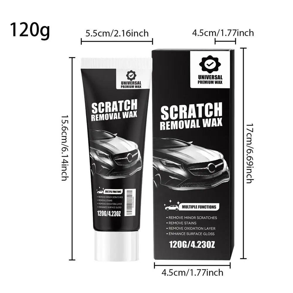 Car Scratches Remover 120g Multi-Purpose Quick Cleaner Car Scratch Eraser for Buffing Detailing Vehicle Motorcycle Auto Outdoor Qme 120g