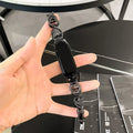 Strap For Xiaomi Mi Band 8 7 Watch Band For Mi Band 5/6/4/3 Fashion INS Love Heart Metal Bracelet Miband Smartwatch Accessories Qme B For Miband 7