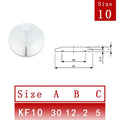 KF10 KF16 KF25 KF40 KF50 KF63 Vacuum End Cap SUS 304 Stainless Steel Sanitary Pipe Fitting Beer Brewing Ferrule Qme KF10