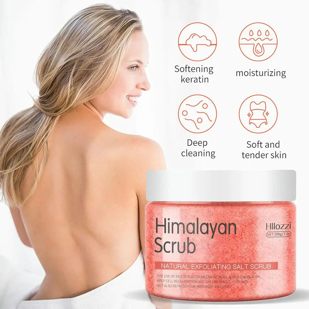 Body Scrub Exfoliating Salt Removes Dead Skin Natural Face Foot Hands Qme
