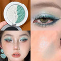 3 Colors Two-tone Glittering Highlighter Pressed Powder Pearlescent Qme G04-02