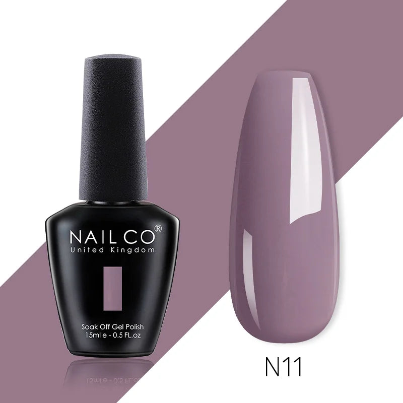 NAILCO 85 Colors Nail Gel UV LED Lacquer Manicure Varnish Hybrid Semi