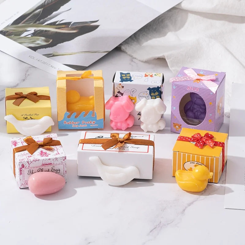 Handmade Love Heart shaped Design Bath Soap Wedding Party Love Gift Soapy Favor Valentine Gift Hand Soap Qme