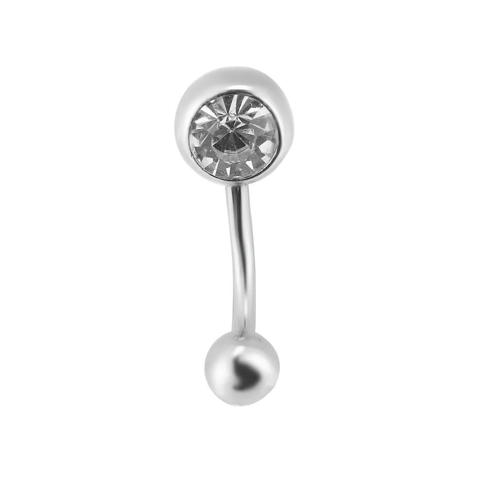 20pcs /set Tongue Nose Belly Button Body Jewelry Piercing Rings Clamp Gloves Needles Tool Kit Body Piercing Ring Kit Qme