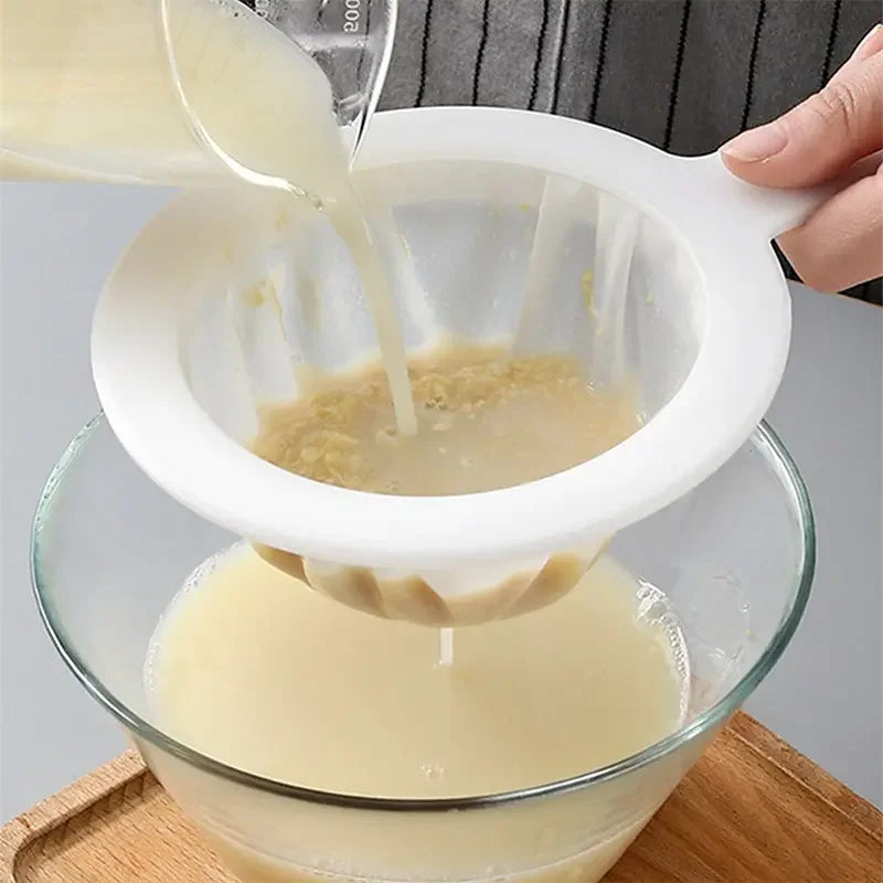 Soy Milk Wine Filter Bag Nut Milk Bag Tea Coffee Oil Yogurt Filter Net Mesh Kitchen Food Reusable Nylon Filter Bags Strainer Qme
