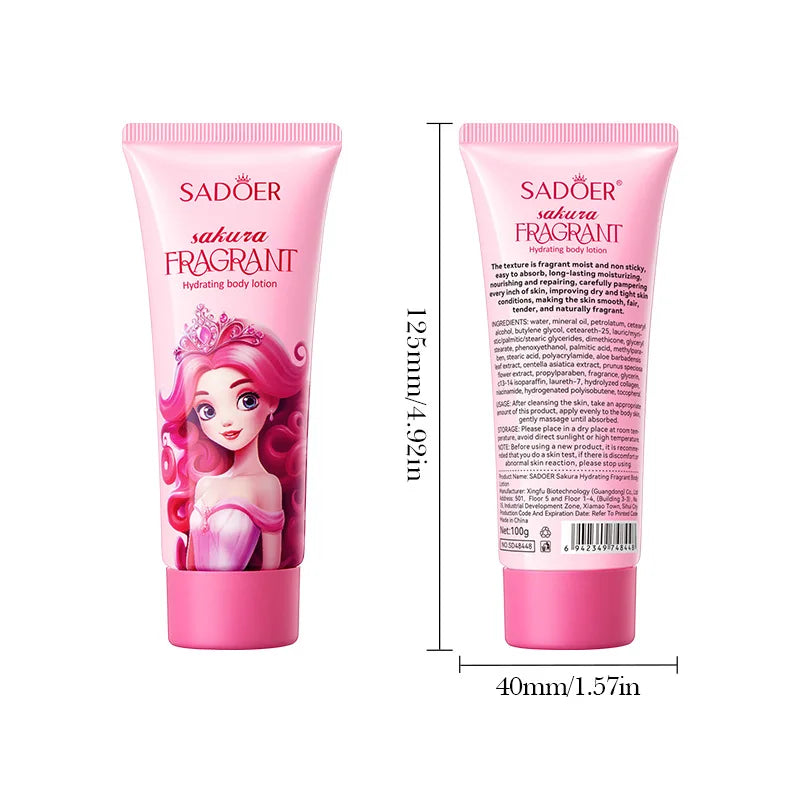 Osmanthus Cherry Blossom Bluebell Nourishing Body Lotion Quickly Qme