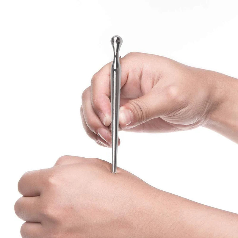 Metal Acupuncture Pen Manual Trigger Point Stimulation Deep Tissue Qme