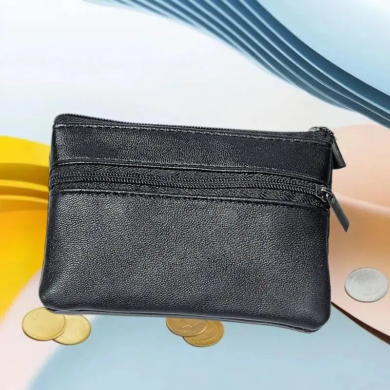 Women Men Coin Purse Small Bag Wallet Change Purses Zipper Money Bags Qme